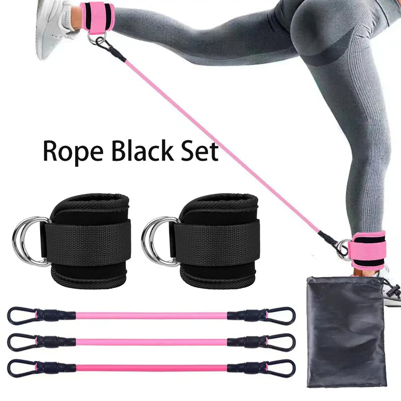Kit Faixa de Resistência ao Tornozelo
